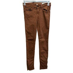 Rag & Bone Leggings Womens Skinny Jeans 27 Cognac Rust Cigarette Pants Stretch